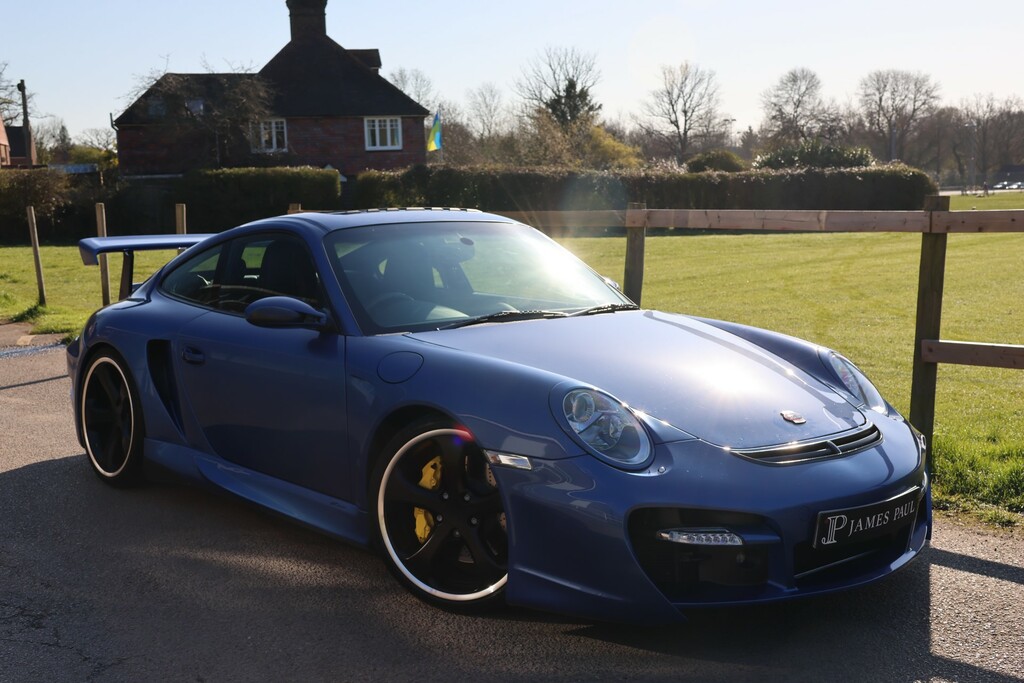Porsche 911 3.6 997 Turbo Coupe Awd 307 Gk Blue #4