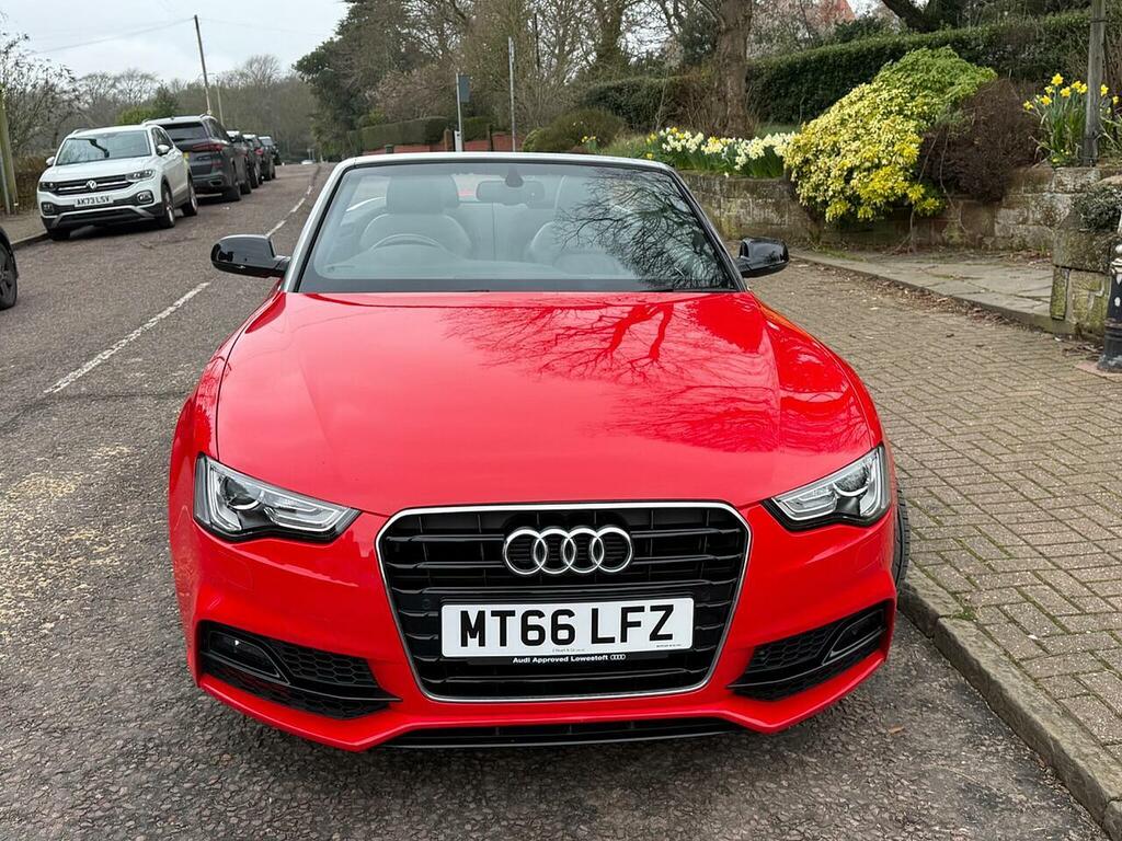 Audi A5 2.0 Tdi S Line Special Edition Plus Convertible Red #3