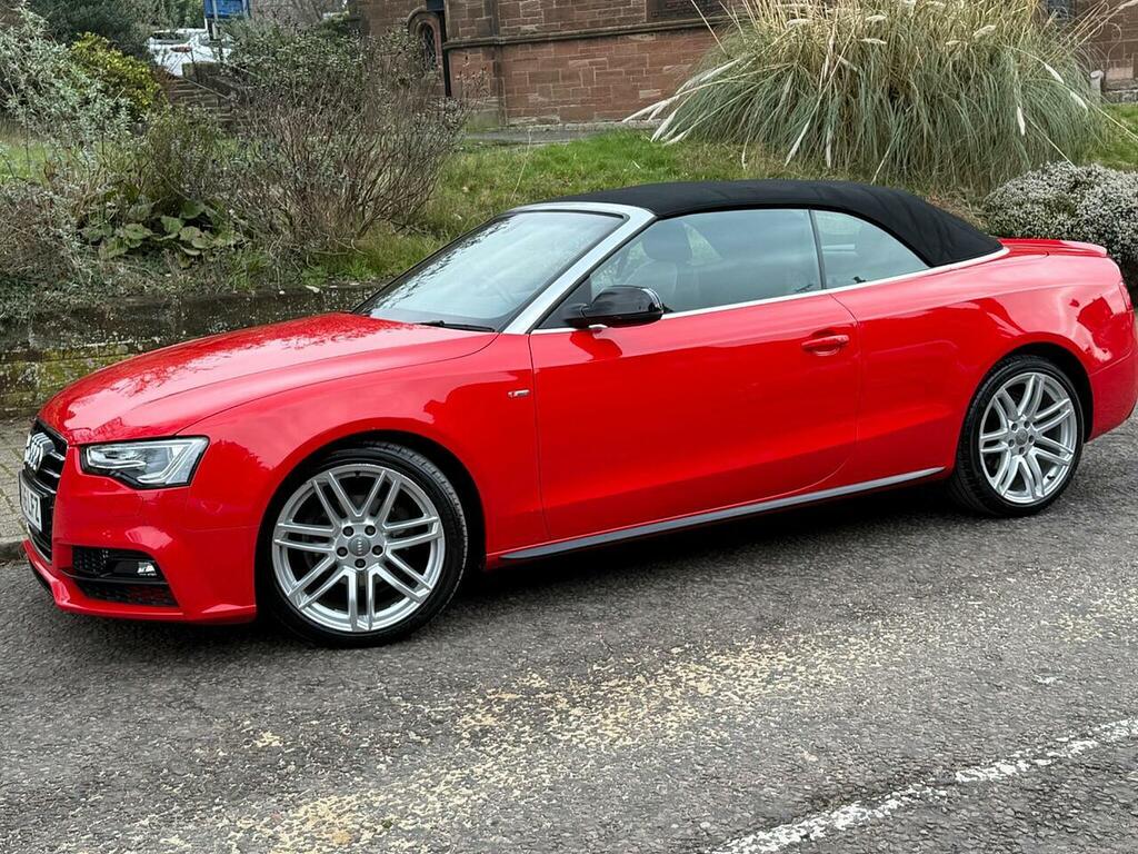 Audi A5 2.0 Tdi S Line Special Edition Plus Convertible Red #6