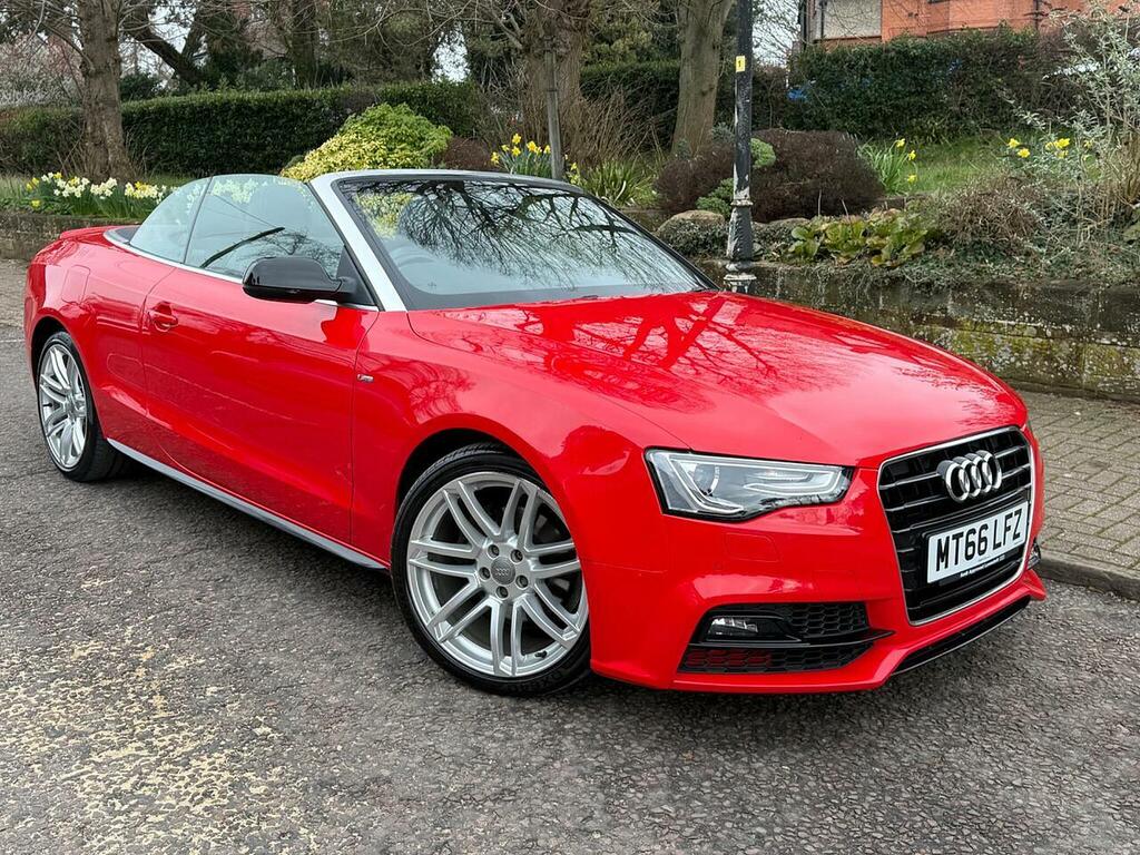 Audi A5 2.0 Tdi S Line Special Edition Plus Convertible Red