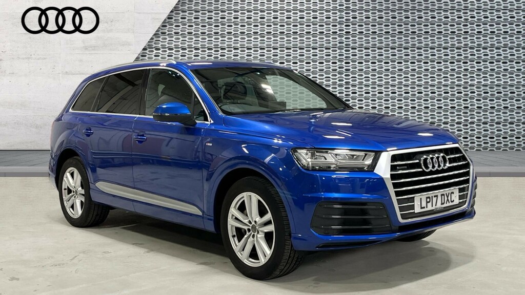Audi Q7 Q7 3.0 Tdi 218 Quattro S Line Tip Blue