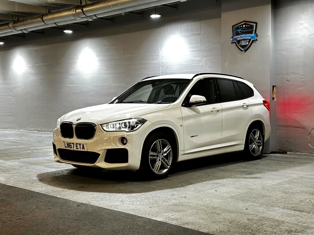 BMW X1 Xdrive 20D M Sport 4Wd White #3