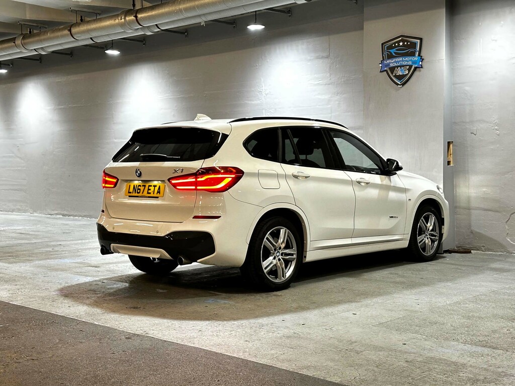 BMW X1 Xdrive 20D M Sport 4Wd White #6