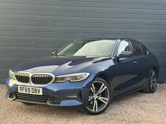 BMW 3 Series 2019 2.0 320D Sport Saloon Xdrive Blue #4