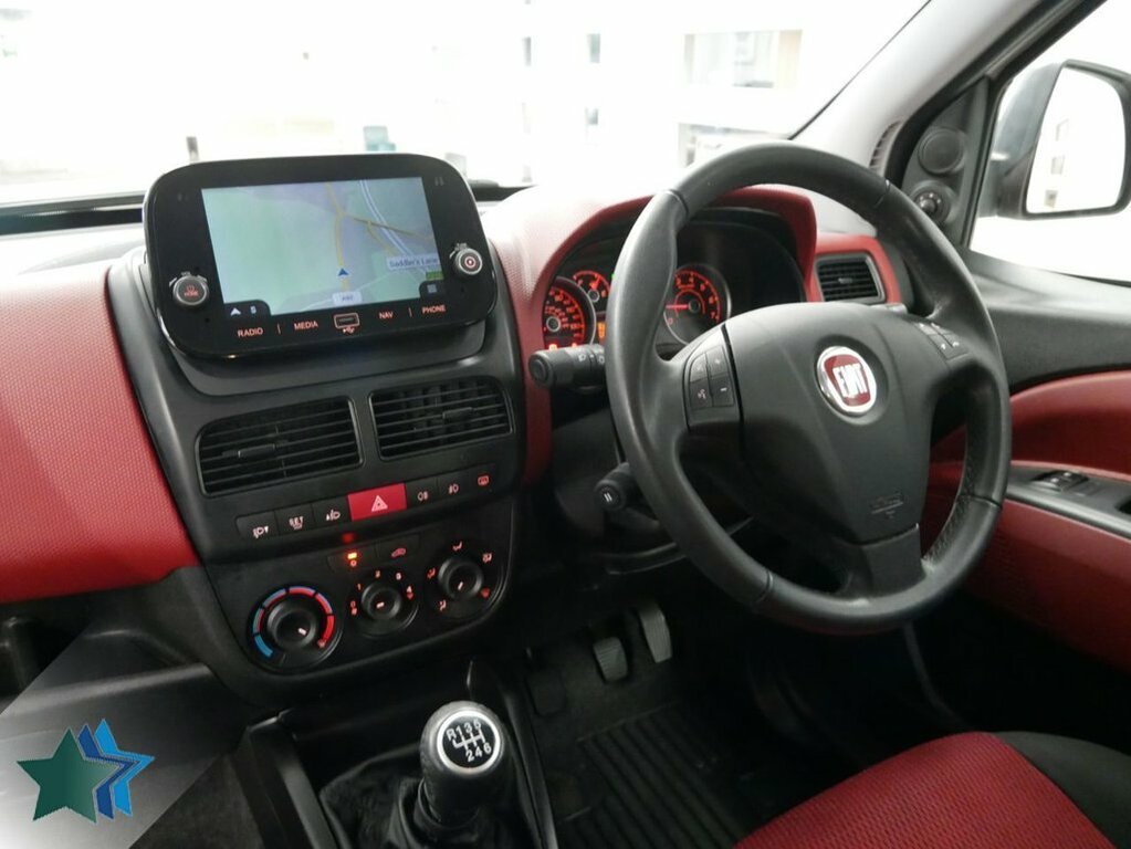 Fiat Doblo 1.6L Multijetii Maxi Tecnico Combi Van Double Cab White #3