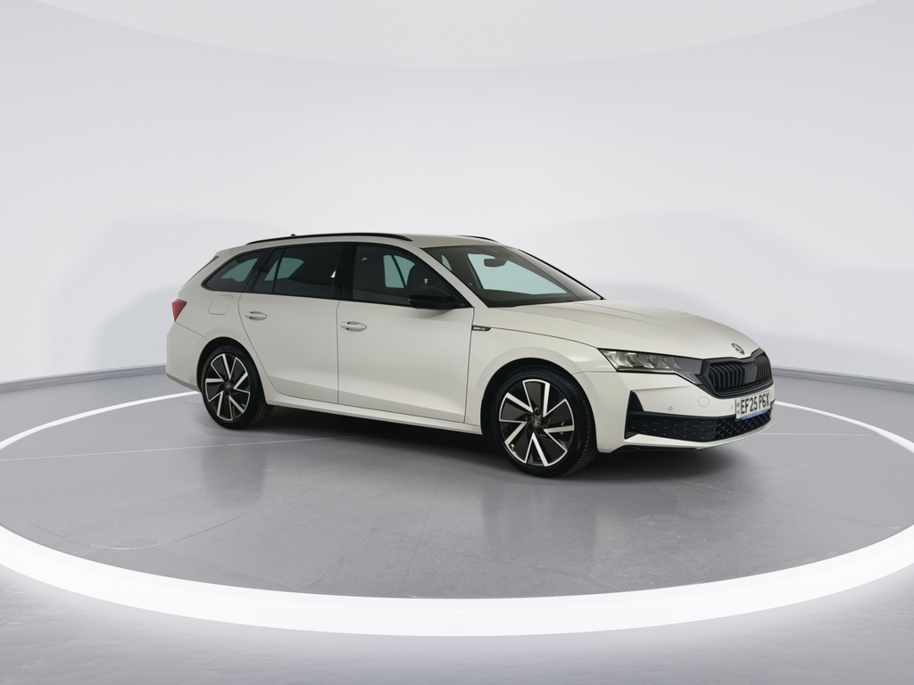 Skoda Octavia 1.5 Tsi 150 E-tec Sportline Dsg White #2