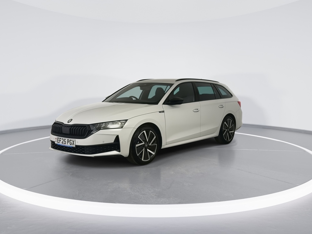 Skoda Octavia 1.5 Tsi 150 E-tec Sportline Dsg White #4