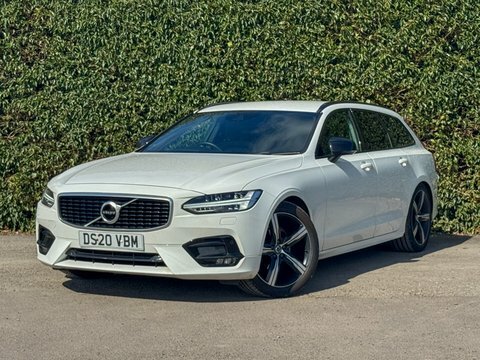 Volvo V90 2.0 D4 R-design White #2