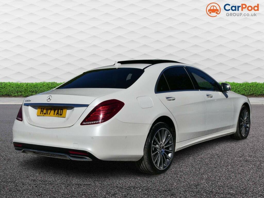 Mercedes-Benz S Class Saloon 3.0 S350ld V6 Amg Line Premium Plus G-tro White #3