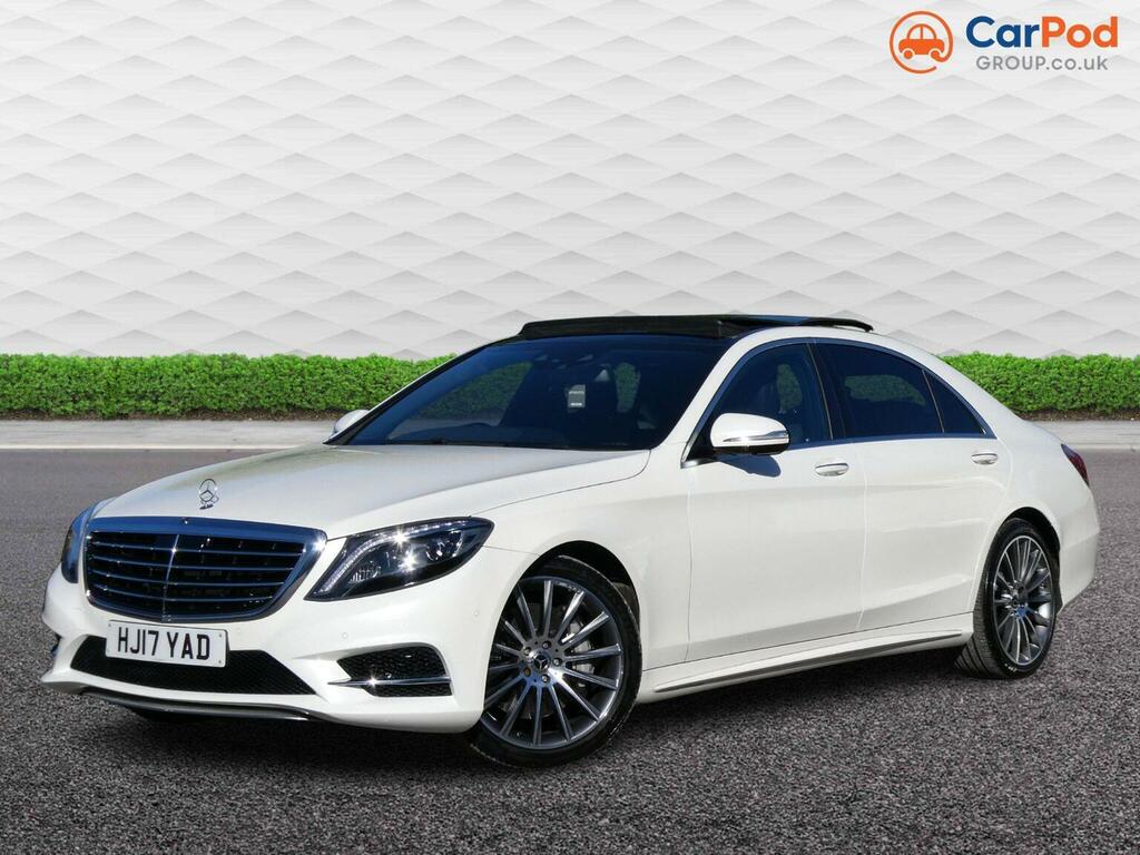 Mercedes-Benz S Class Saloon 3.0 S350ld V6 Amg Line Premium Plus G-tro White