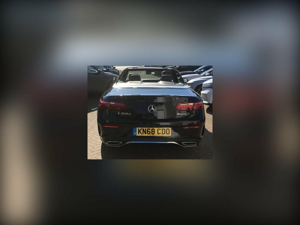 Mercedes-Benz E Class 3.0 E350d V6 Amg Line Premium Cabriolet Dies Black
