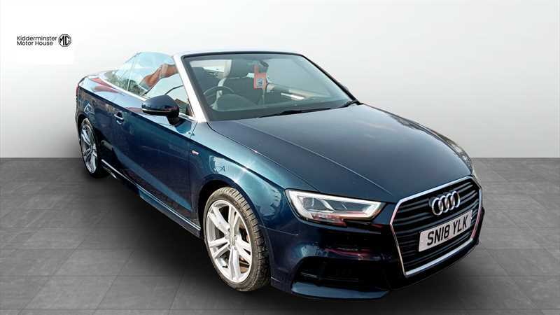 Audi A3 Cabriolet 1.6 Tdi S Line Convertible Euro Blue