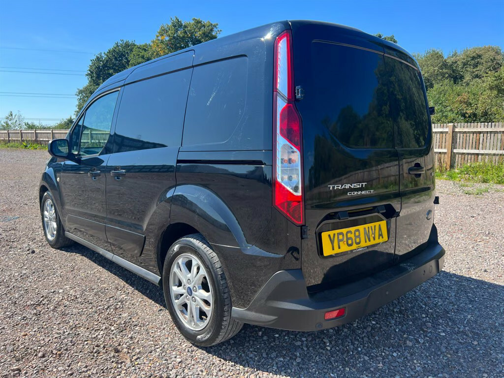 Ford Transit Connect 200 Limited Tdci Panel Van Black #2