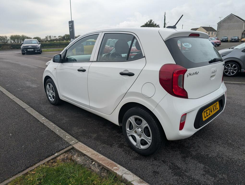 Kia Picanto 1.0 Dpi 1 Hatchback Euro 6 Ss White #5