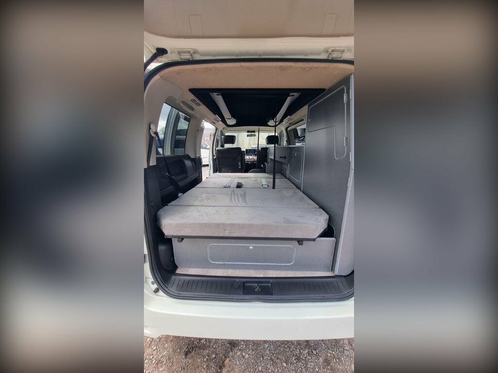 Nissan Elgrand Pop Top 4 Berth New Camper Conversion White #4
