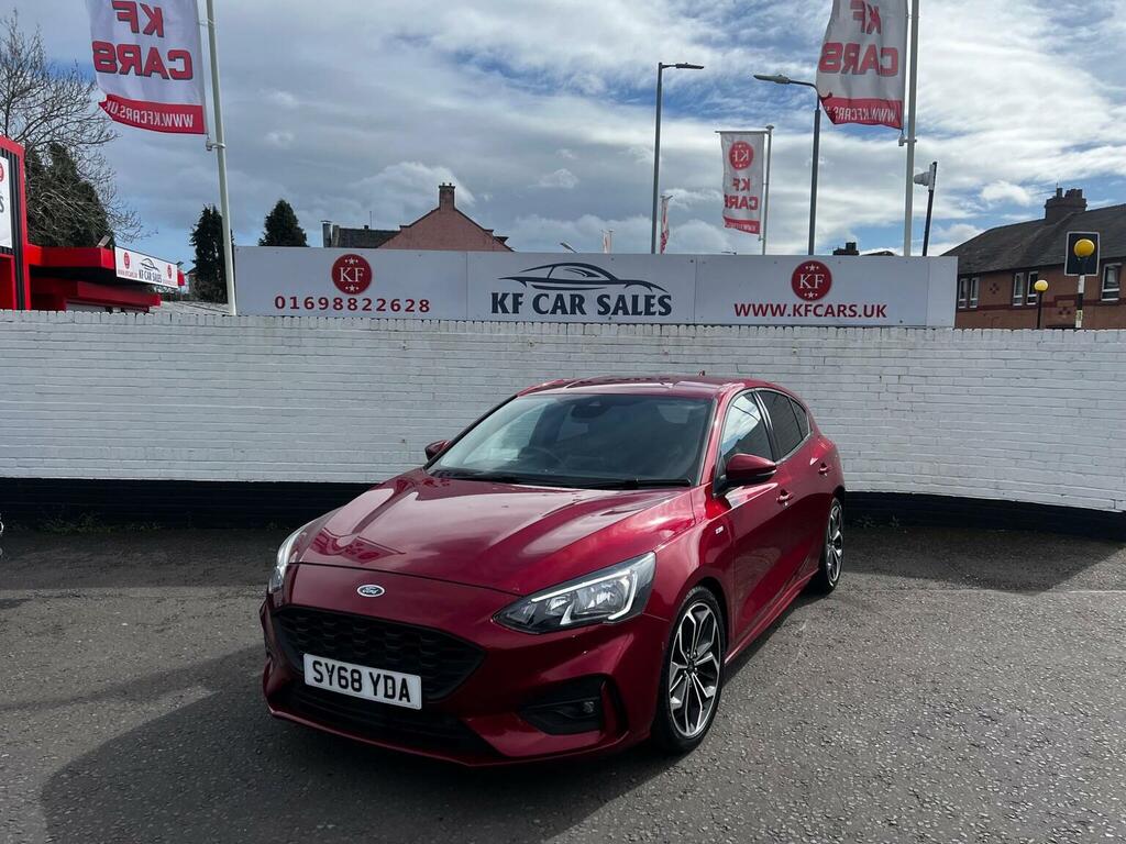 Ford Focus Hatchback 1.5 Ecoblue St-line X Euro 6 Ss Red #3