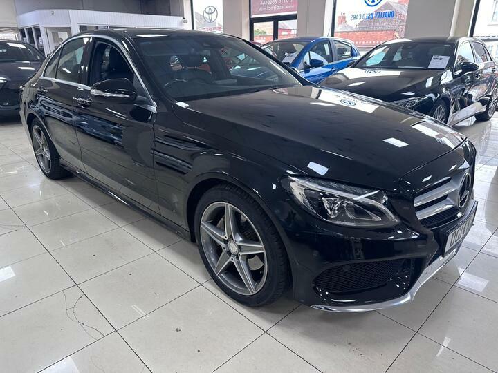 Mercedes-Benz C Class 2.1 C220 Bluetec Amg Line G-tronic Euro 6 Ss 4 Black #2