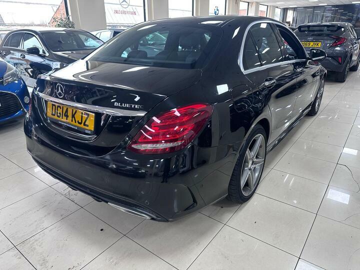 Mercedes-Benz C Class 2.1 C220 Bluetec Amg Line G-tronic Euro 6 Ss 4 Black #3