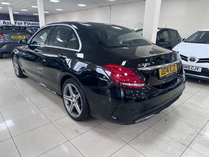 Mercedes-Benz C Class 2.1 C220 Bluetec Amg Line G-tronic Euro 6 Ss 4 Black #5
