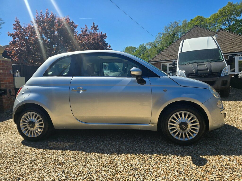 Fiat 500 1.2 Lounge Euro 4 Silver #2