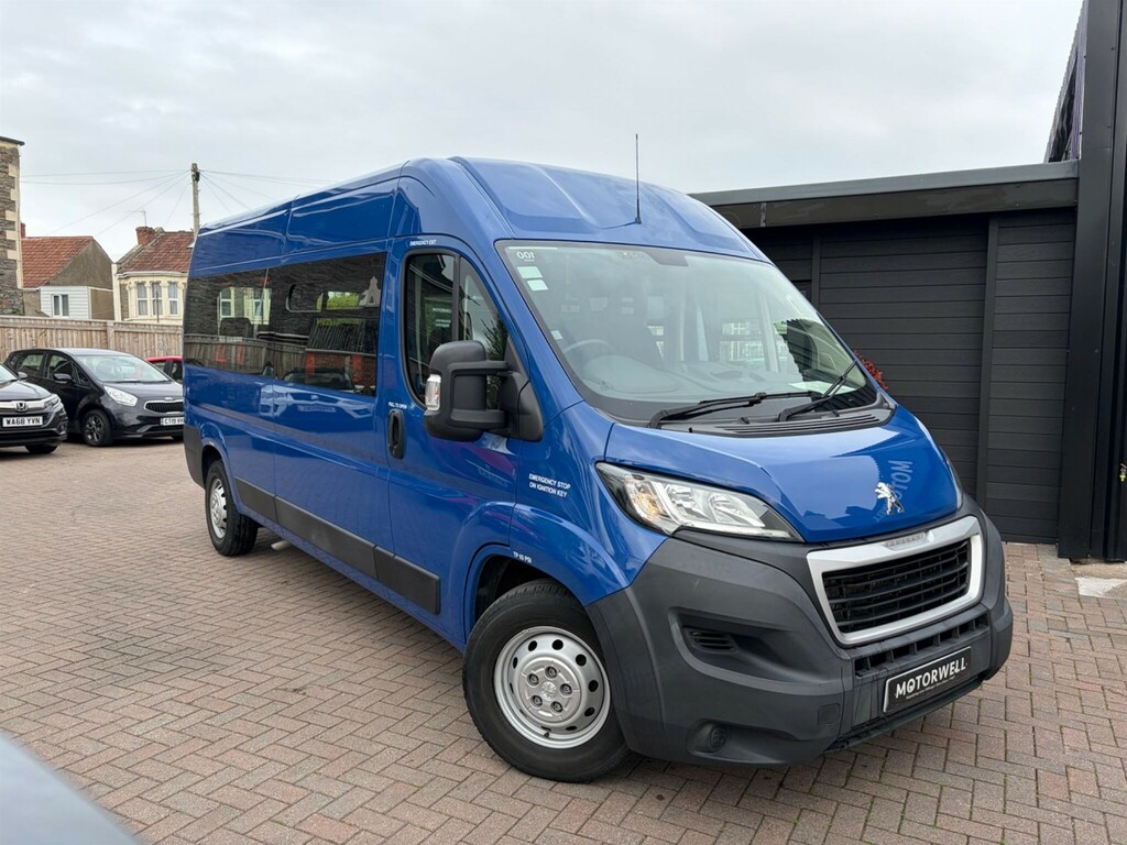 Peugeot Boxer Candrive Flexi 17 Seat Minibus Blue #2