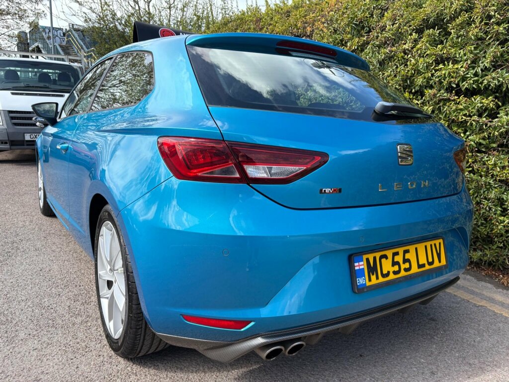 Seat Leon 2.0 Tdi Cr Se Sport Coupe Euro 5 Ss Blue #3