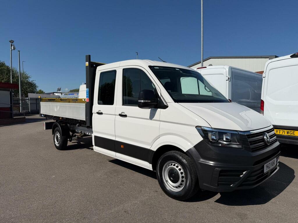 Volkswagen Crafter Tipper 2.0 Tdi Cr35 Startline Double Cab Tipper Fw White #3