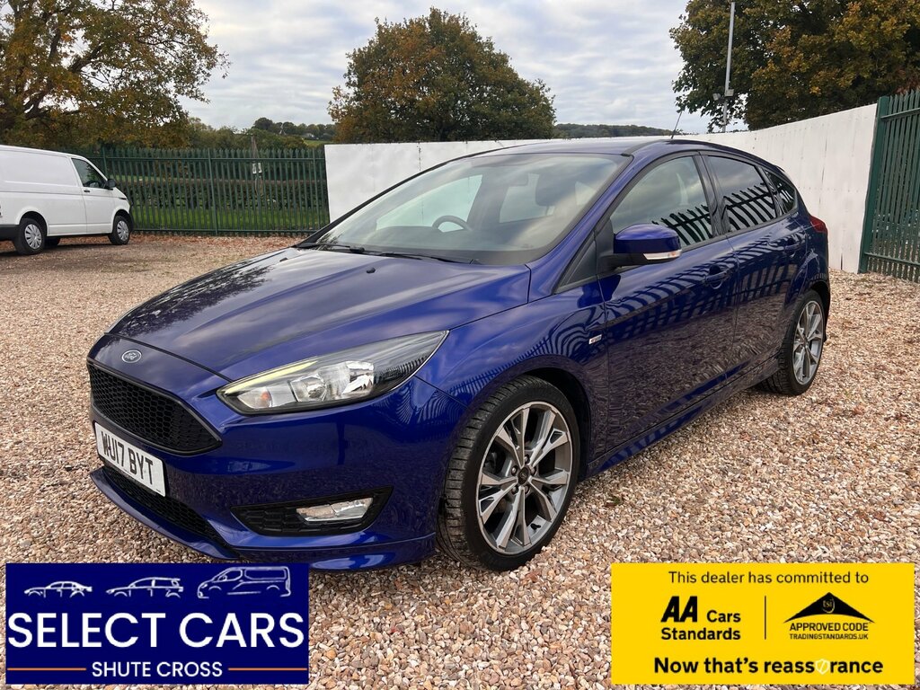 Ford Focus 1.0T Ecoboost St-line Hatchback Blue #3