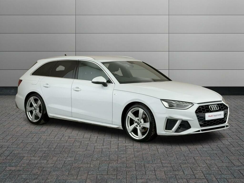 Audi A4 Avant 2.0 Tdi 35 S Line S Tronic Euro 6 Ss White