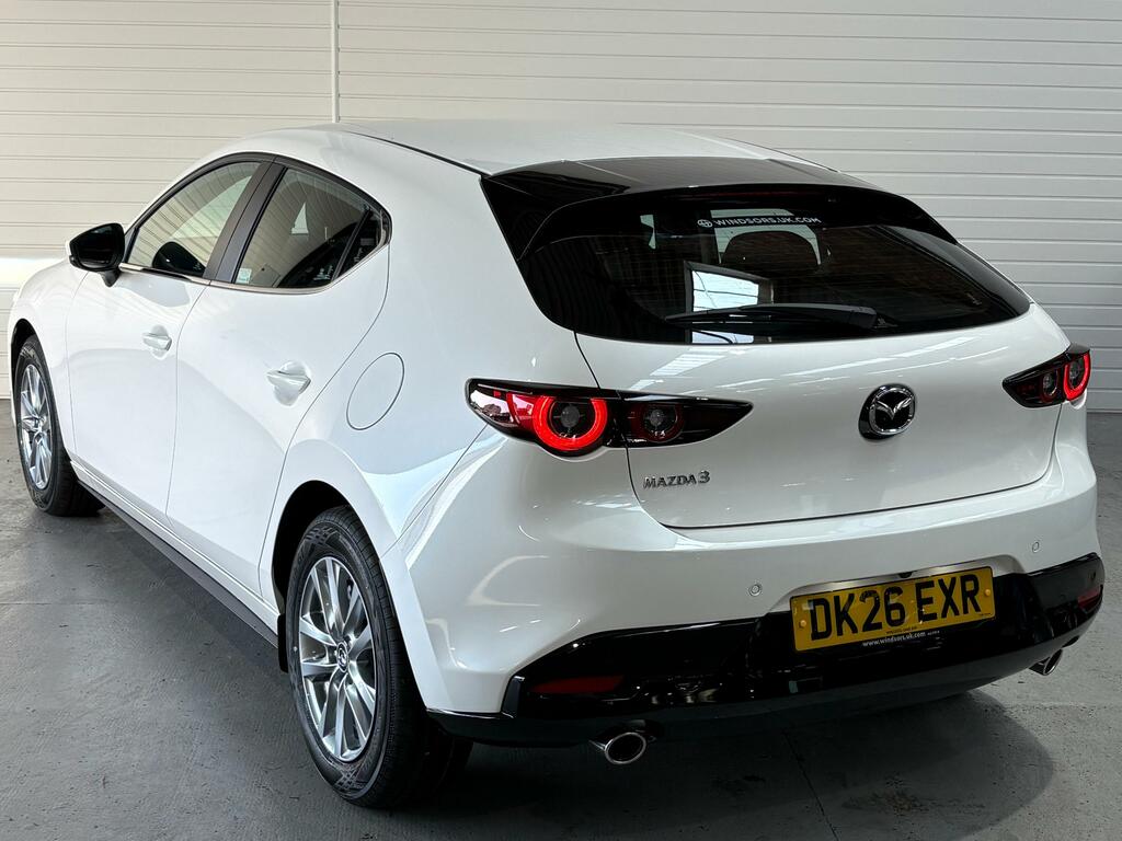 Mazda 3 2.5 E-skyactiv-g Mhev Prime-line Hatchback Pet White #6