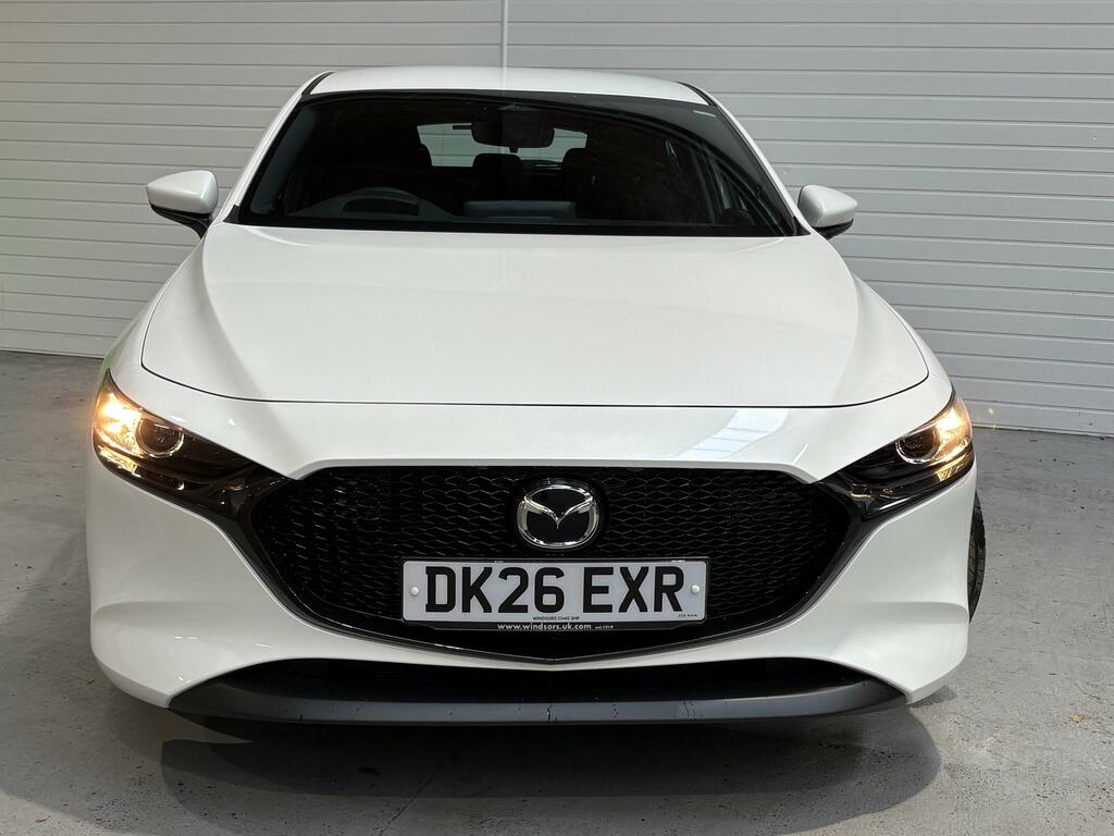 Mazda 3 2.5 E-skyactiv-g Mhev Prime-line Hatchback Pet White #2