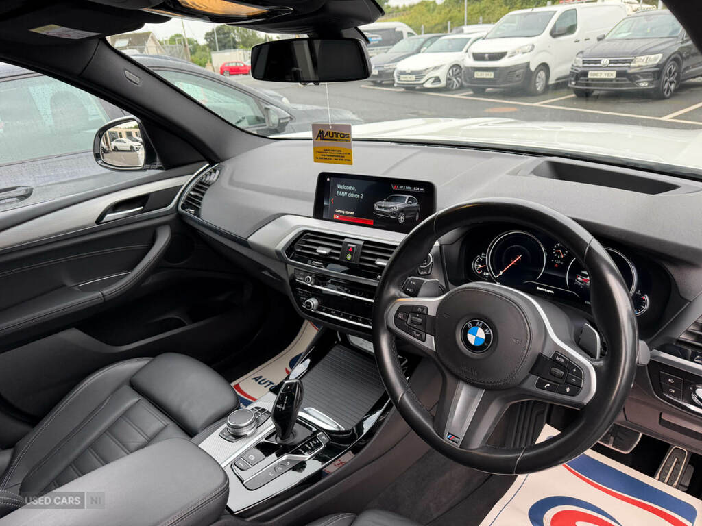 BMW X3 Xdrive20d M Sport Step White #3