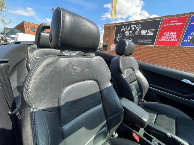 Audi A3 Cabriolet Cabriolet 2.0 Tdi S Line Convertible Ma Black #8