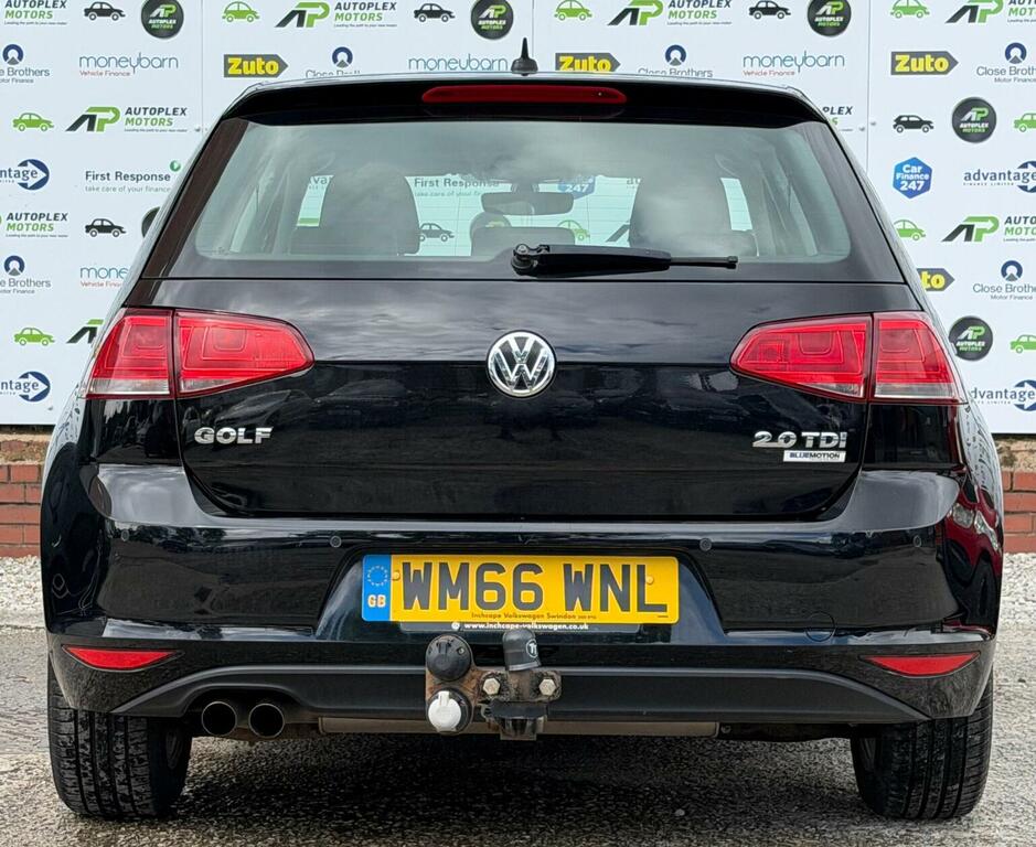 Volkswagen Golf Hatchback 2.0 Tdi Bluemotion Tech Match Edition Eu WM66WNL Black #6