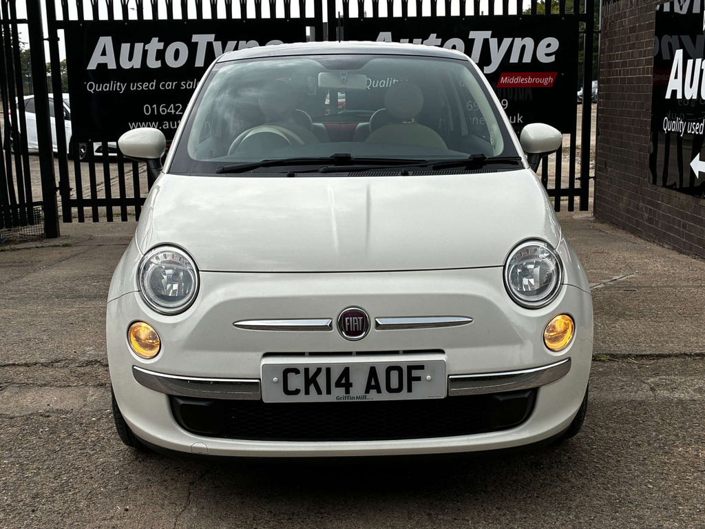 Fiat 500 1.2 Lounge Dualogic Euro 6 Ss White #2