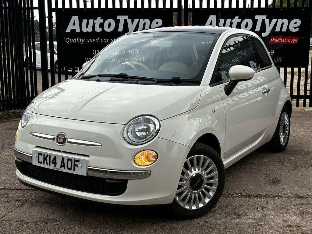 Fiat 500 1.2 Lounge Dualogic Euro 6 Ss White #3