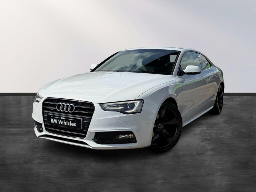 Audi A5 Coupe 2.0 Tdi Black Edition S Tronic Quattro Euro White #3