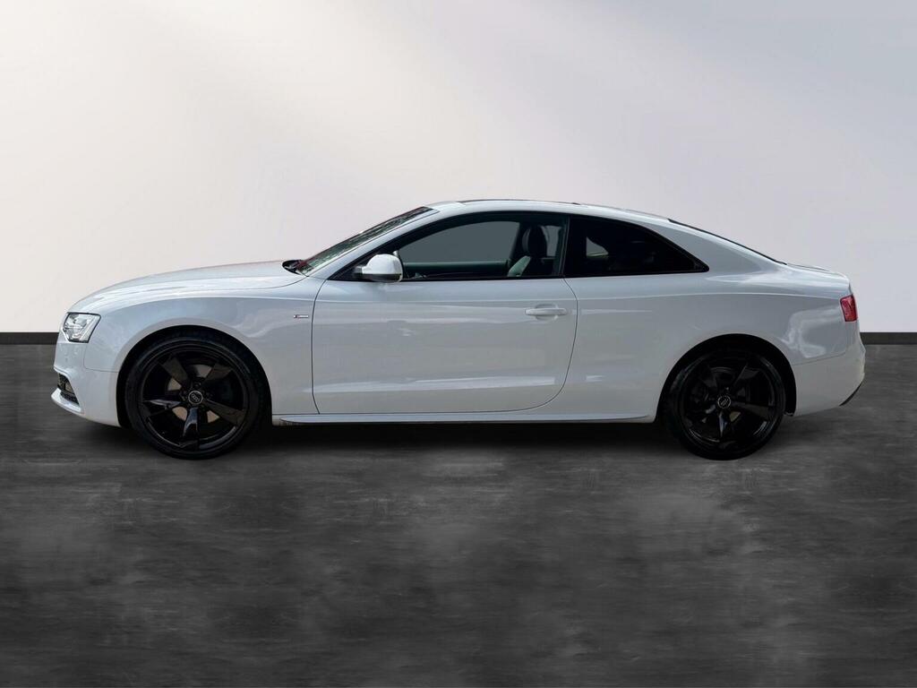 Audi A5 Coupe 2.0 Tdi Black Edition S Tronic Quattro Euro White #4
