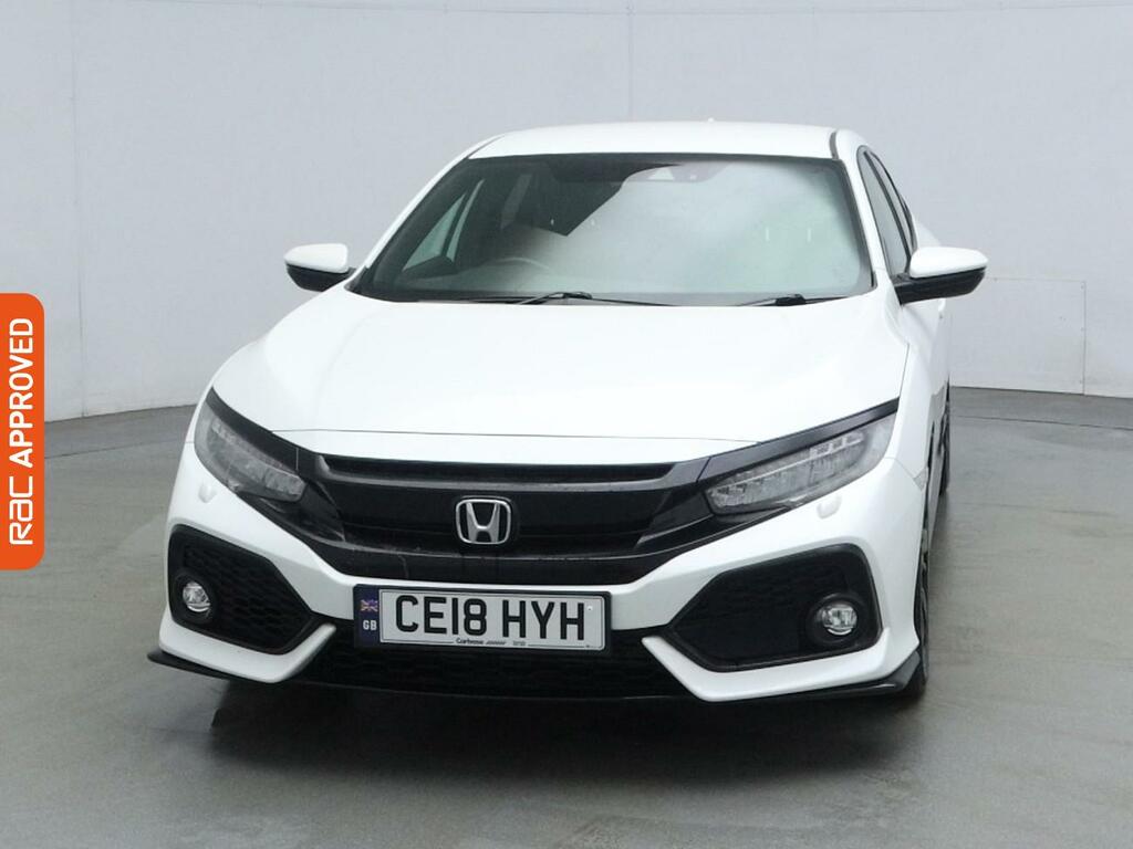 Honda Civic 1.5 Vtec Turbo Sport Hatchback E CE18HYH White #6