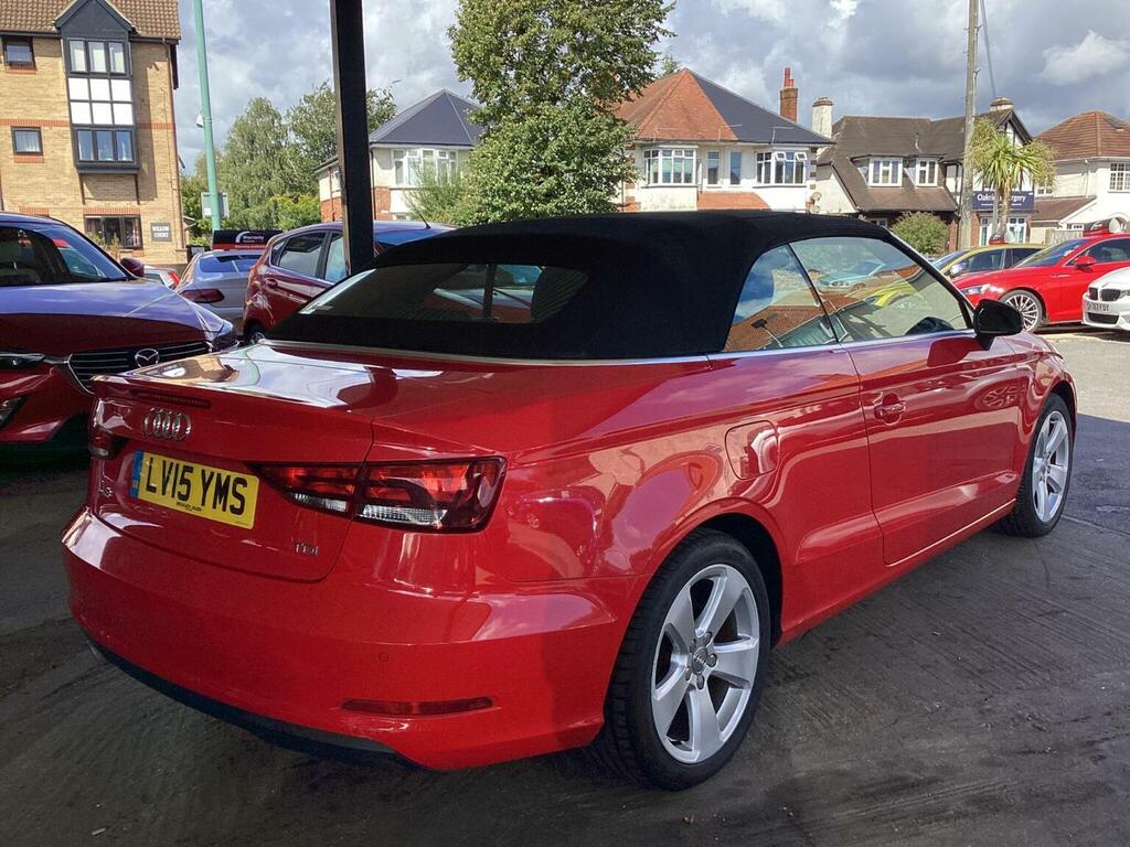 Audi A3 Cabriolet Convertible 1.6 Tdi Sport Euro 6 Ss 20151 Red #3