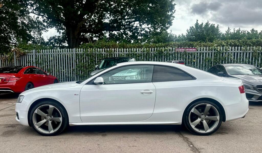 Audi A5 Coupe 3.0 Tdi V6 Black Edition S Tronic Quattro Eu White #5