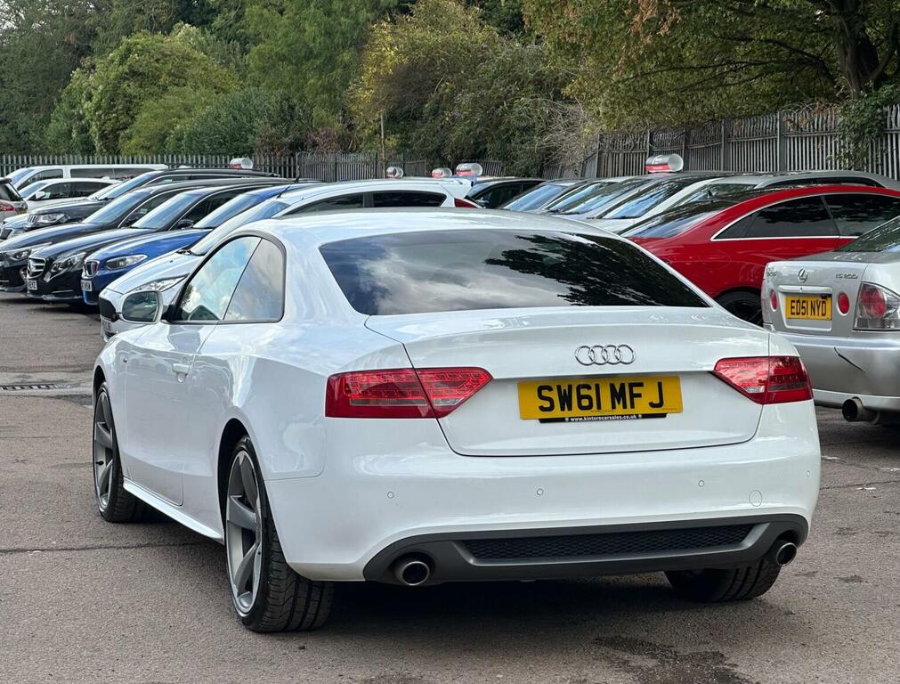 Audi A5 Coupe 3.0 Tdi V6 Black Edition S Tronic Quattro Eu White #6