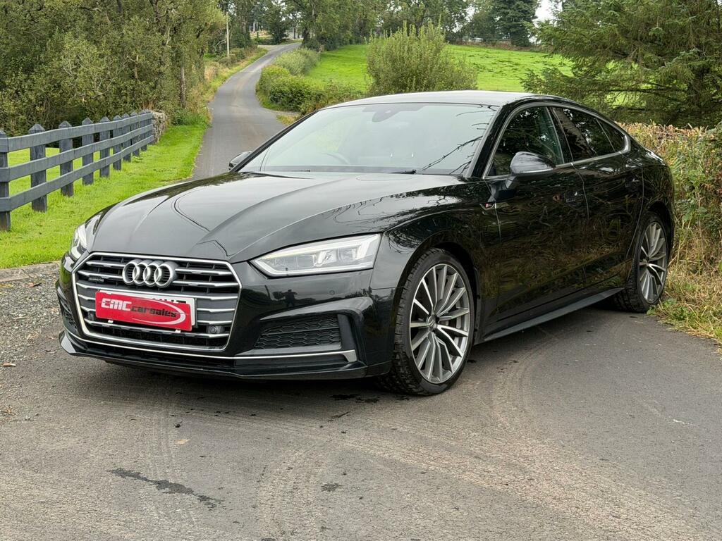Audi A5 2.0 Tdi 40 S Line Sportback S Tronic Qu Black #3