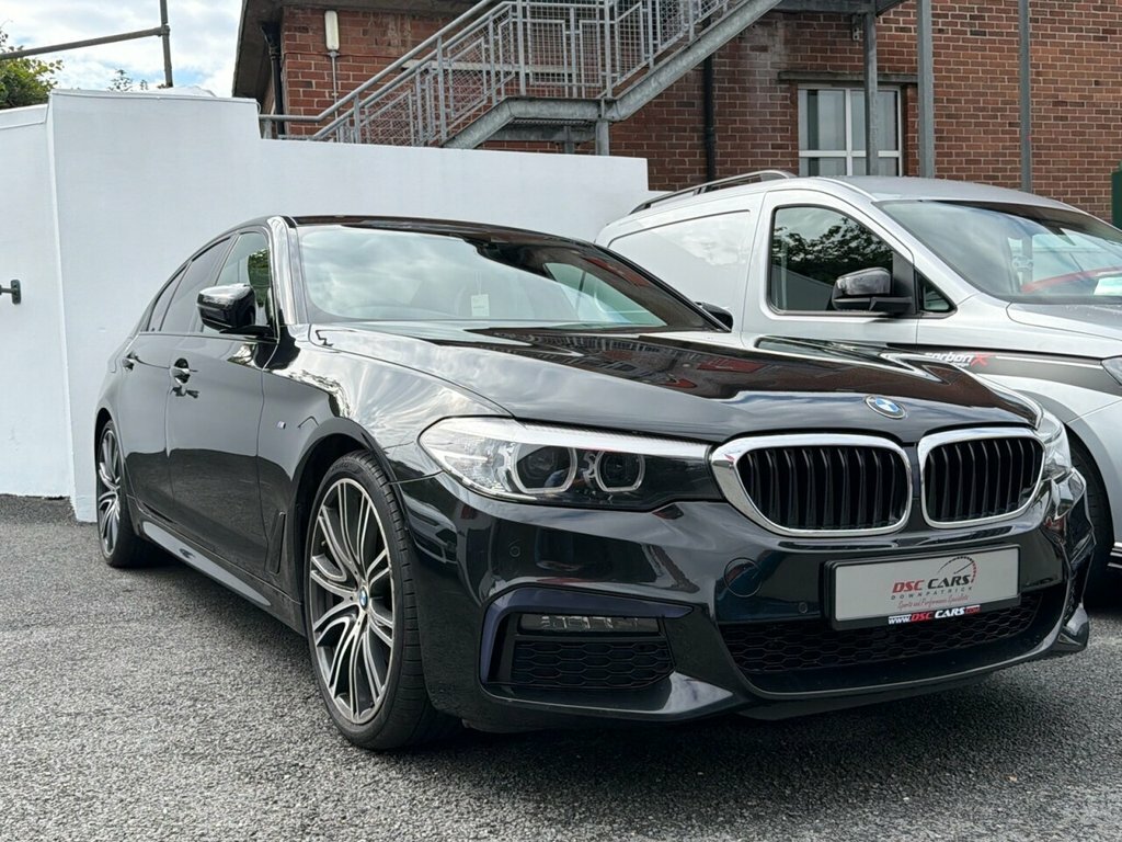 BMW 5 Series 3L M Sport YG68RGF Black