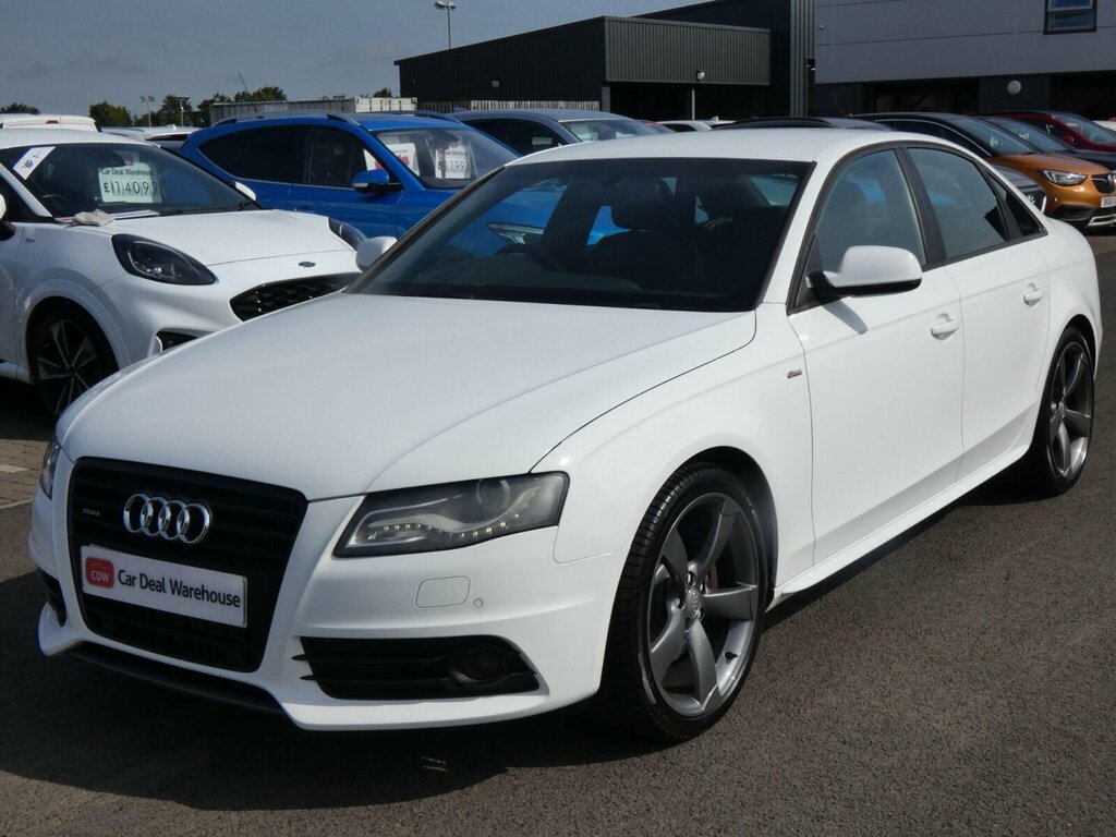 Audi A4 2.0 Tfsi Black Edition S Tronic Quattro Euro 5 White #3