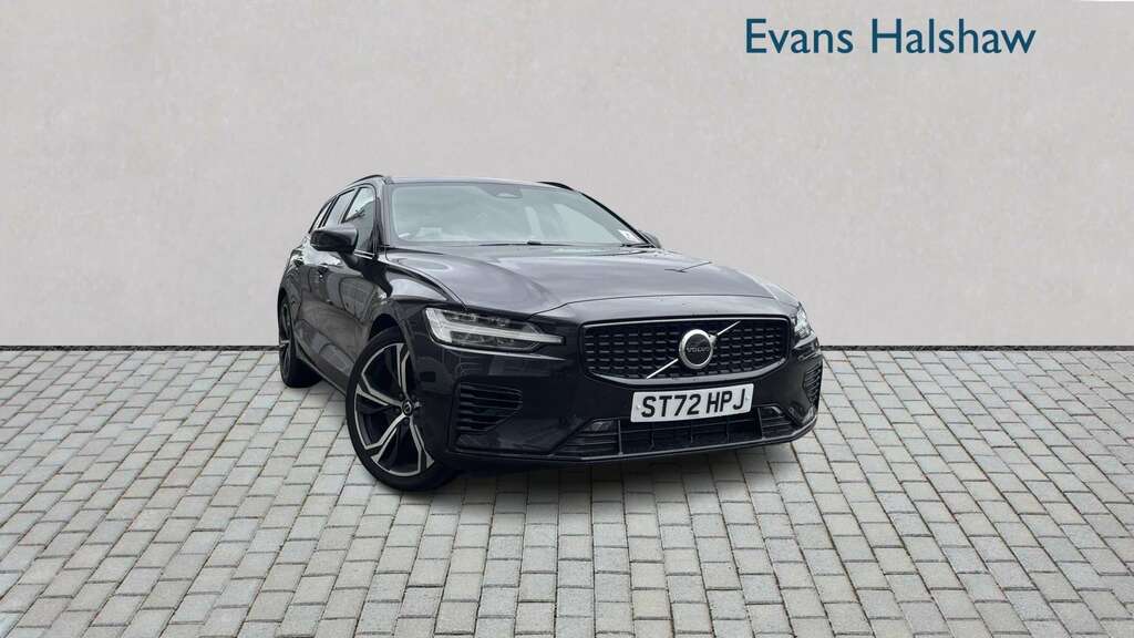 Volvo V60 2.0 T6 350 Recharge Phev Plus Dark Awd Black