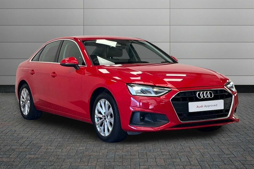 Audi A4 2.0 Tfsi 35 Technik Saloon S Tronic 15 AD22HUZ Red