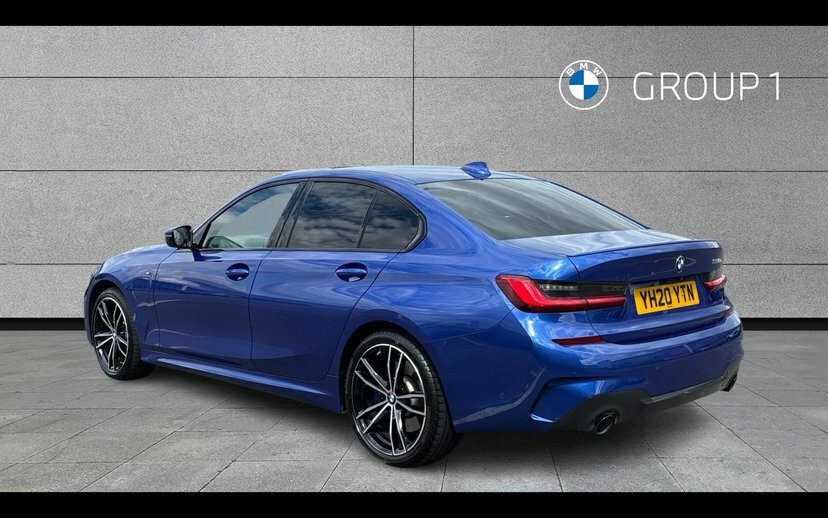 BMW 3 Series 330E M Sport Saloon Blue #2