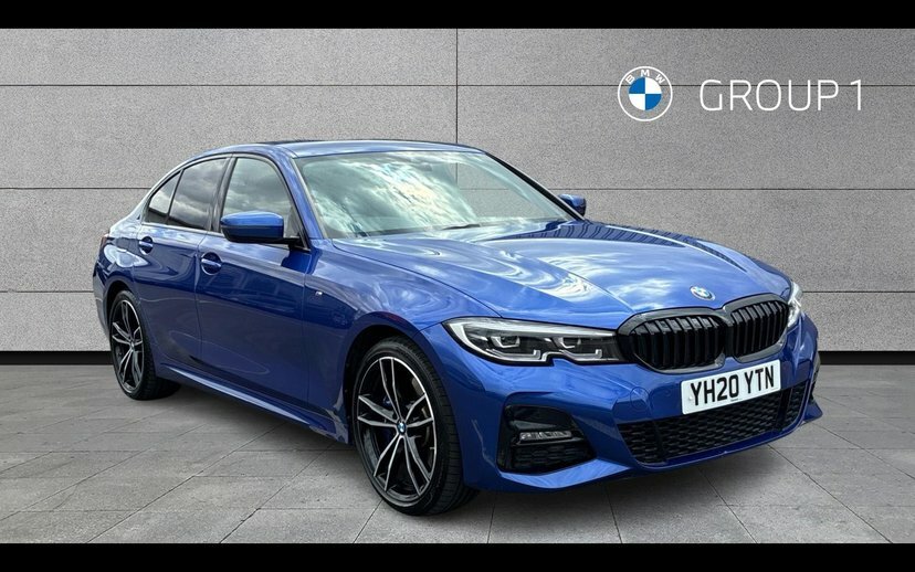 BMW 3 Series 330E M Sport Saloon Blue