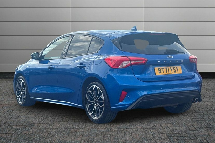 Ford Focus 1.0T Ecoboost St-line X Hatchback BT71YSY Blue #3